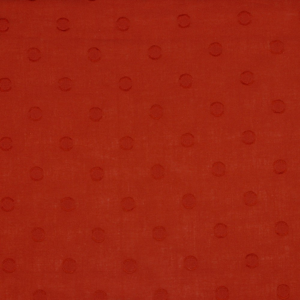 Jacquard cotton - Brique