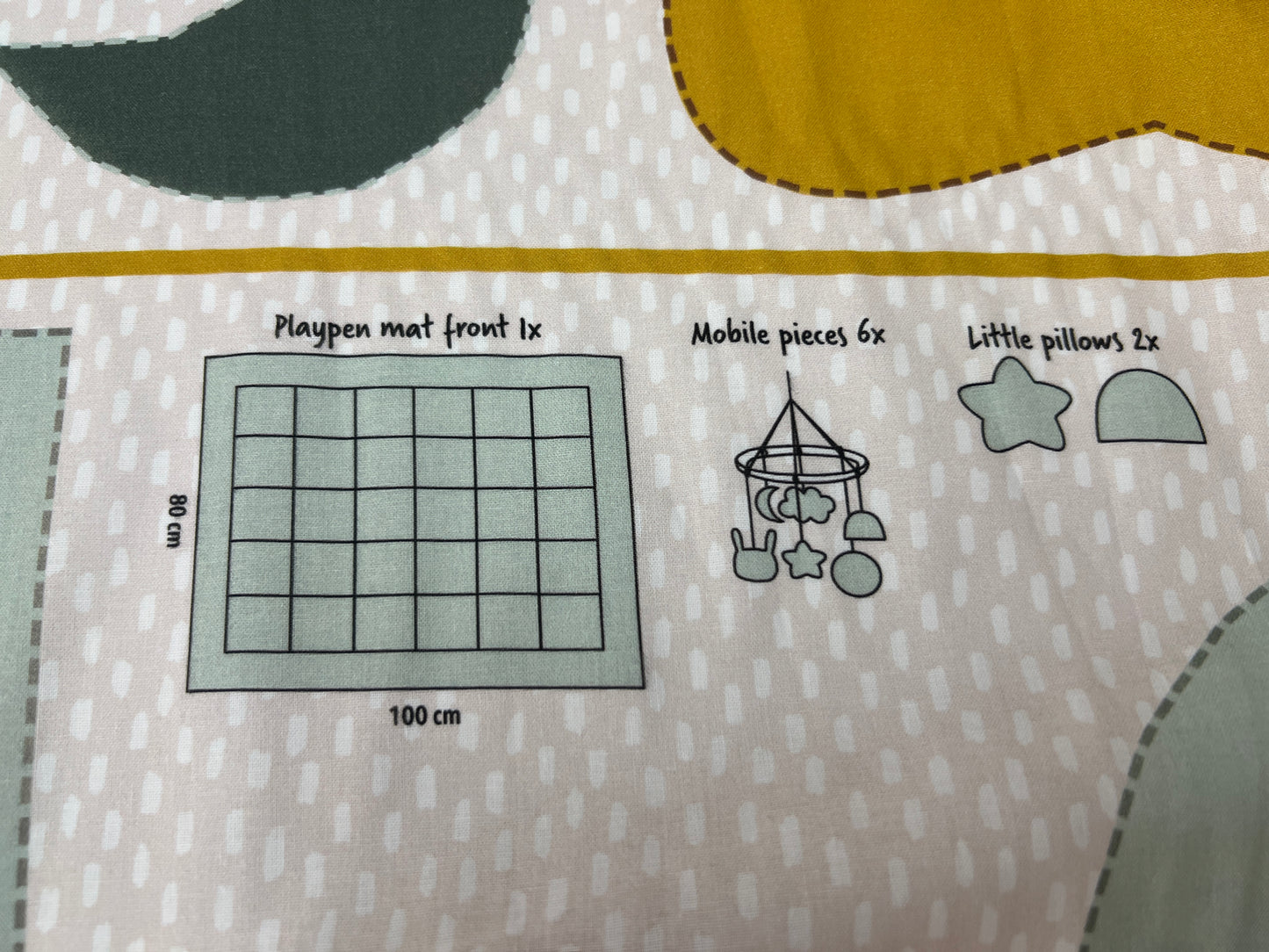 Playmat topper Cotton Poplin