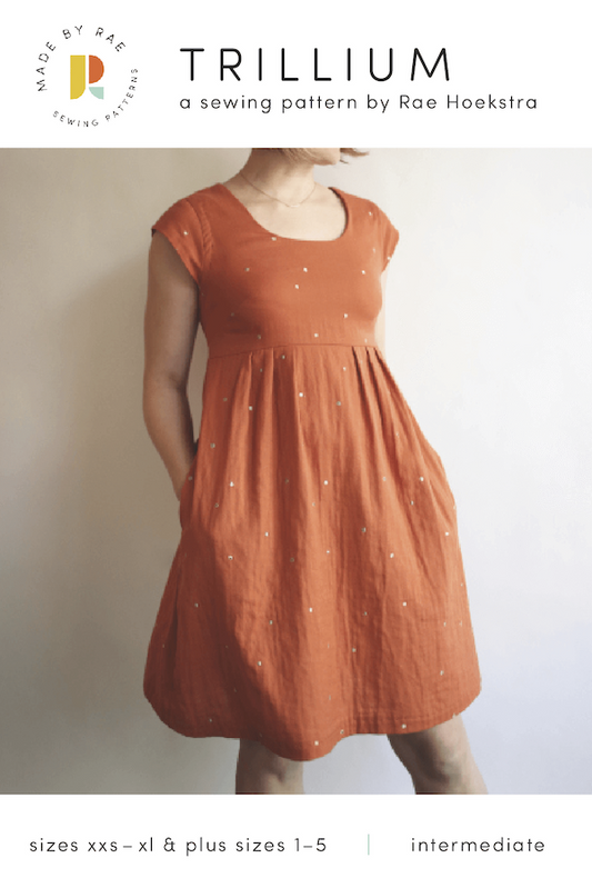 Trillium Dress Pattern from Made By Rae (Intermediate)
