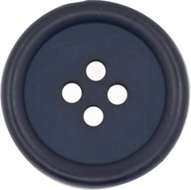 4 hole Italian matte button - Navy