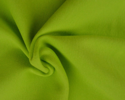 Jersey Ribbing - Lime Green