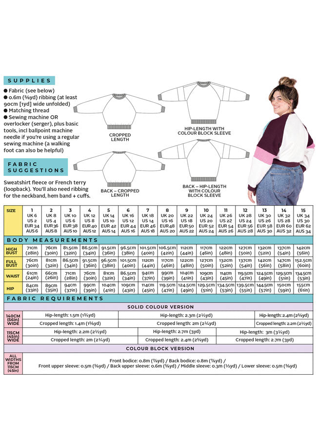 Drew Jumper pattern by Tilly and The Buttons (Confident Beginner)