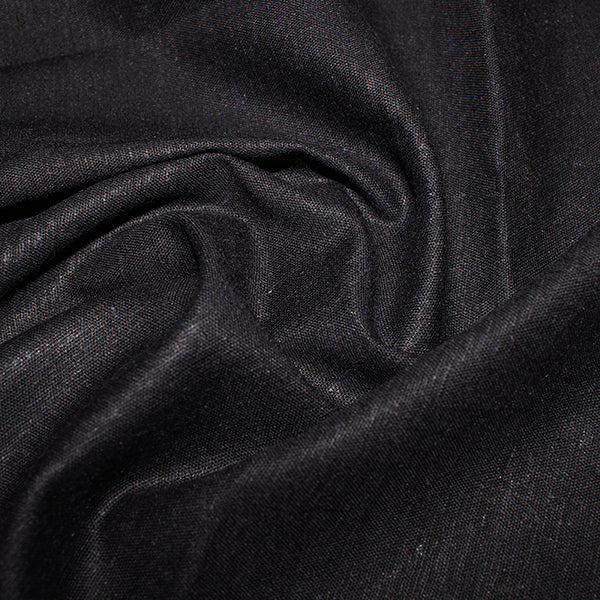 Stretch Viscose Linen - Navy