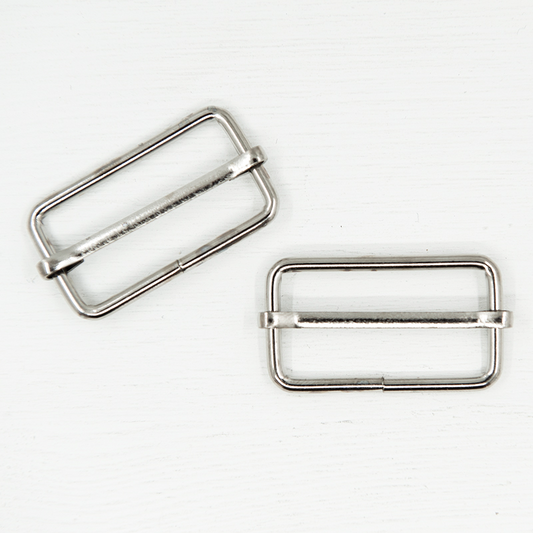 38mm Metal Strap Slider - Silver