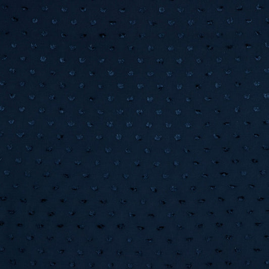 Swiss dot Viscose - Navy