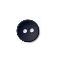 15mm Plain Matt Black button