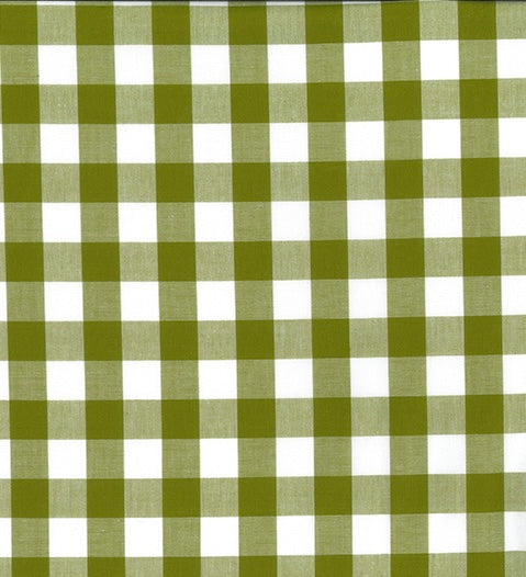 Yarn Dyed 17mm Cotton Gingham - Green