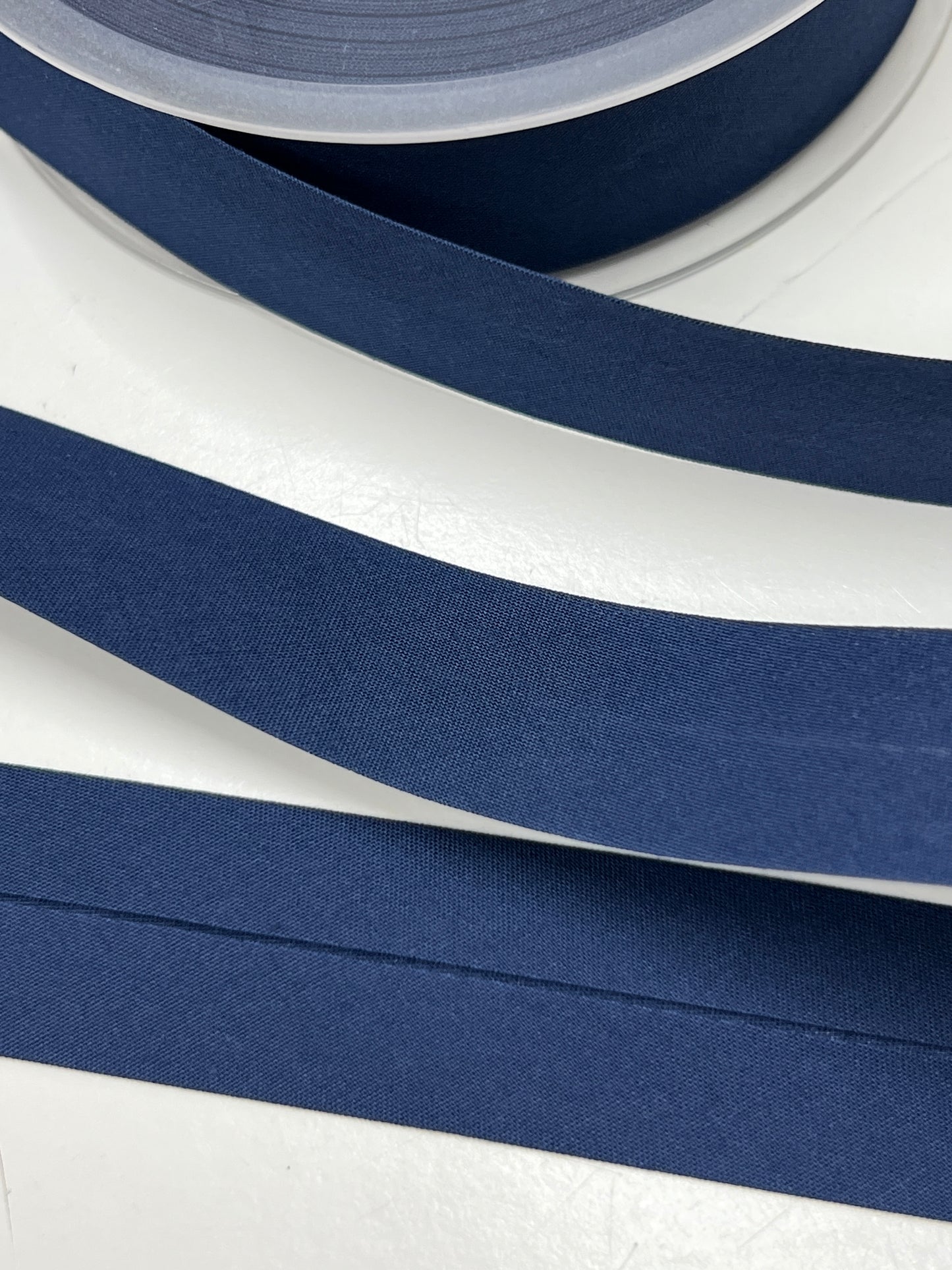 30mm Bias binding - Light Navy