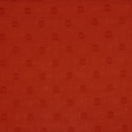 Jacquard cotton - Brique