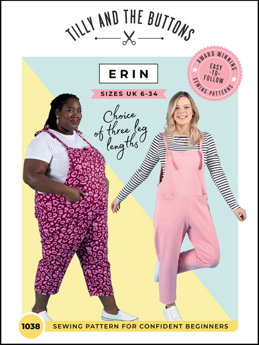 Erin dungarees + overalls pattern by Tilly and The Buttons (Confident Beginner)