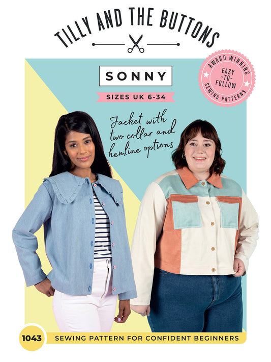 Sonny Jacket pattern by Tilly and The Buttons (Confident Beginner)