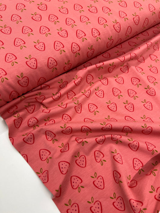 Strawberries Jersey - Pink