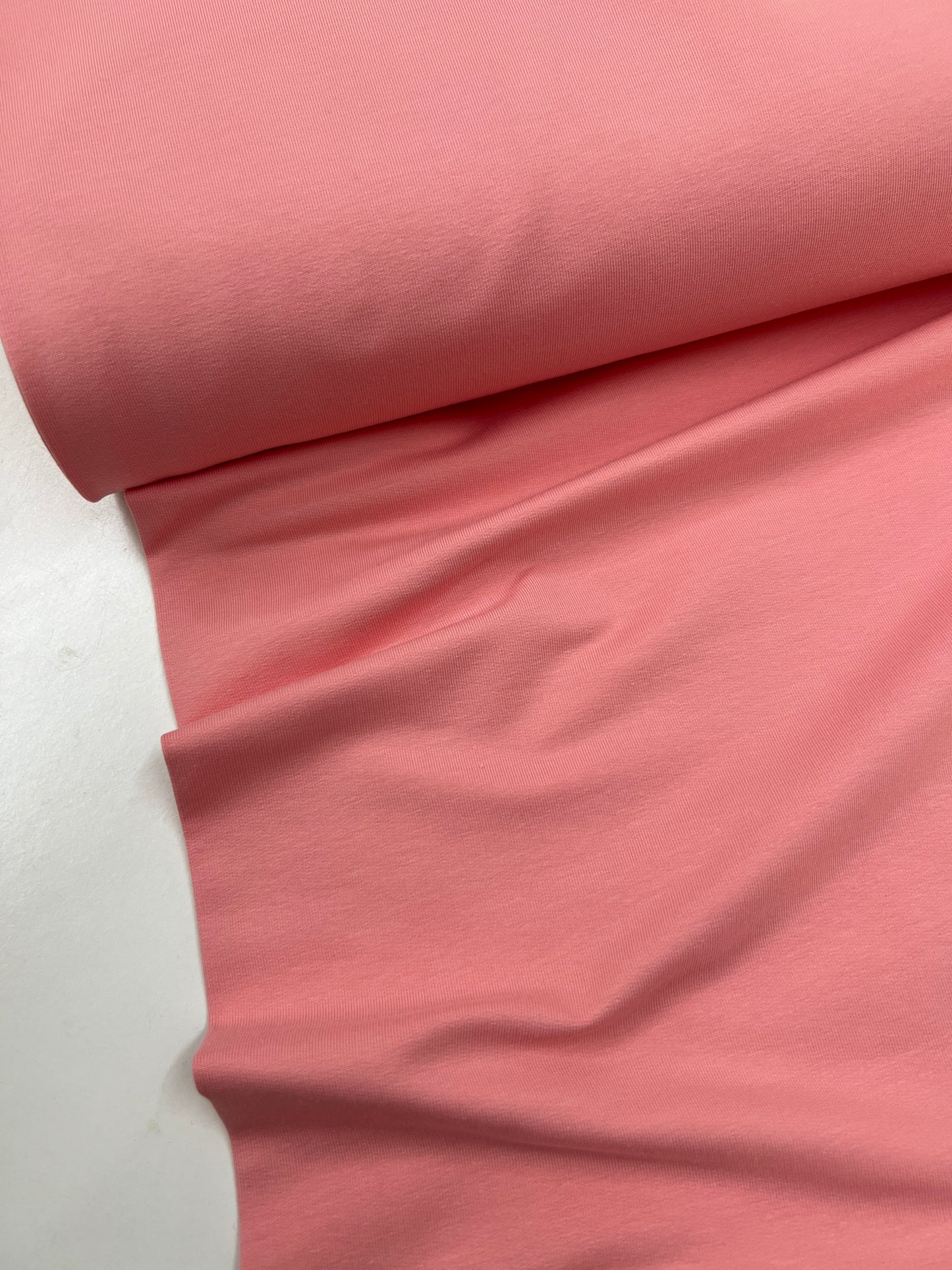 Organic Solid French Terry - Soft Pink