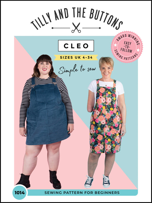 Cleo Pinafore Pattern by Tilly and The Buttons (Beginner)