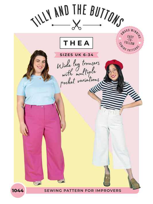 Thea Trousers Pattern by Tilly and The Buttons (Improvers)