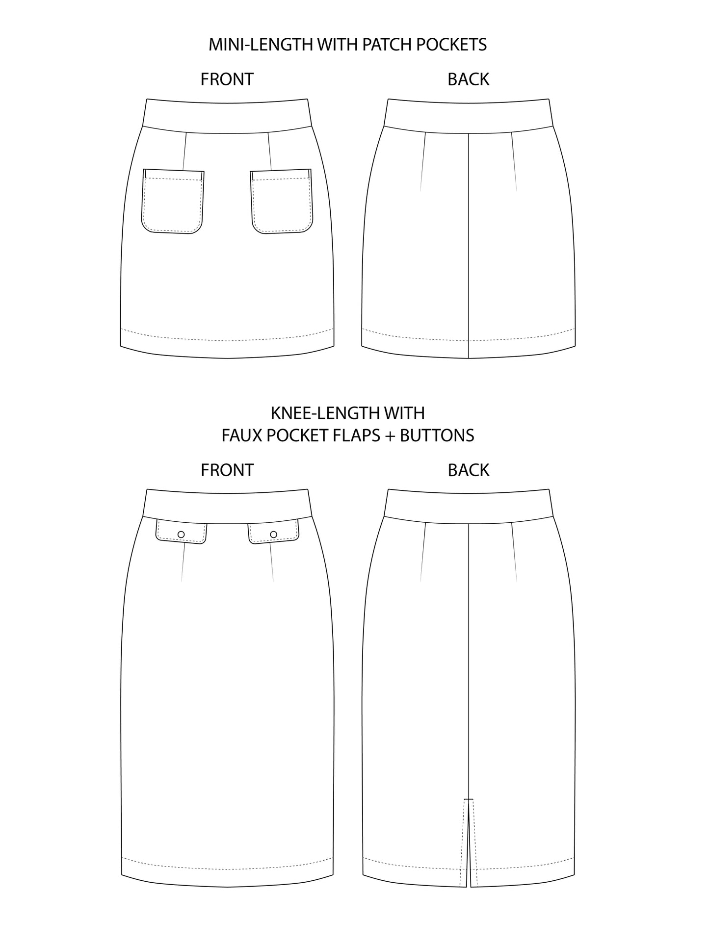 Ramona Skirt pattern by Tilly and The Buttons (Confident Beginner)