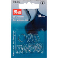 Prym Bra Plastic Assortment 10mm Transparent