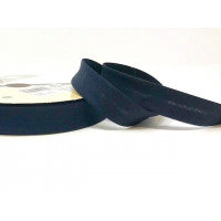 Stretch bias binding - Navy