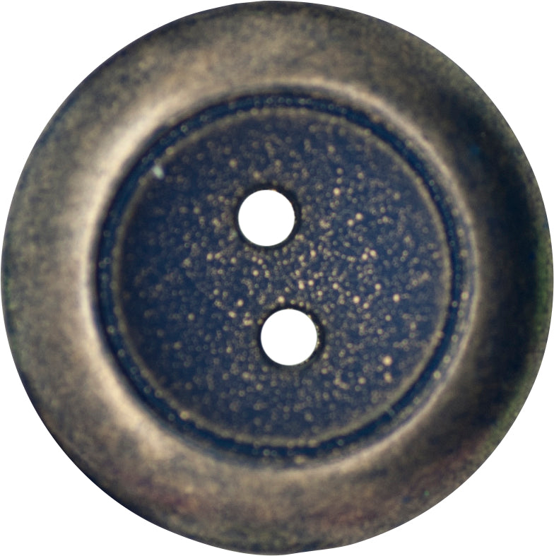  2 Hole Metallic Italian button