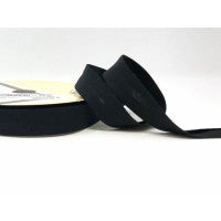 Stretch bias binding - Black