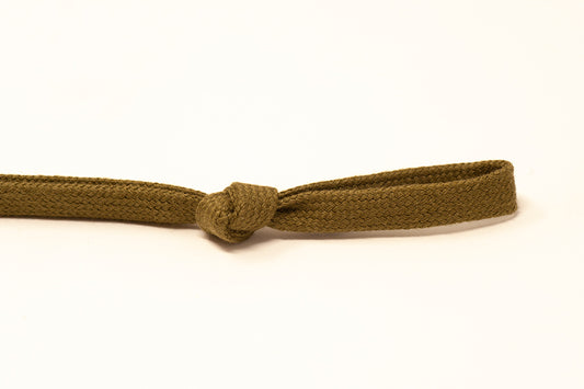 Khaki - Tubular drawstring tape