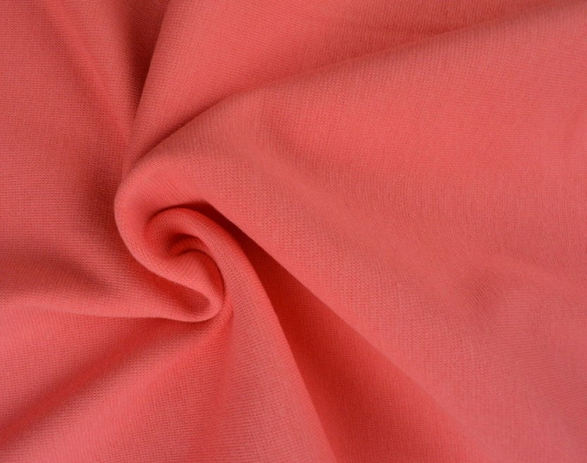 Jersey Ribbing - Coral