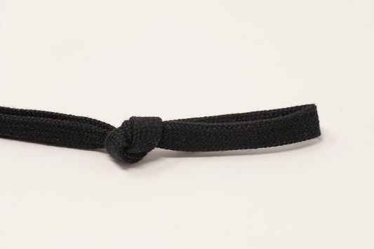 Black - Tubular drawstring tape
