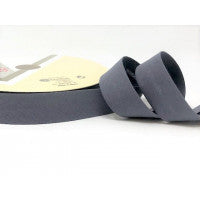 Stretch bias binding - Dark Grey