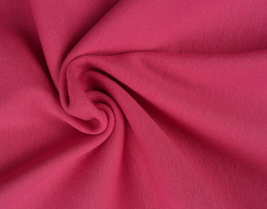 Jersey Ribbing - Fuchsia