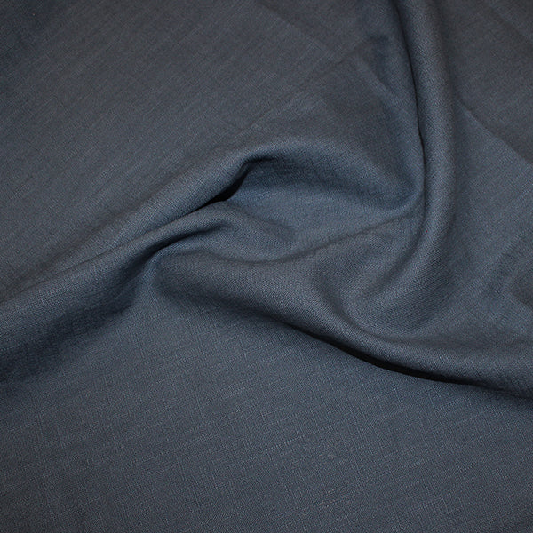 Enzyme Washed Linen - Denim colour